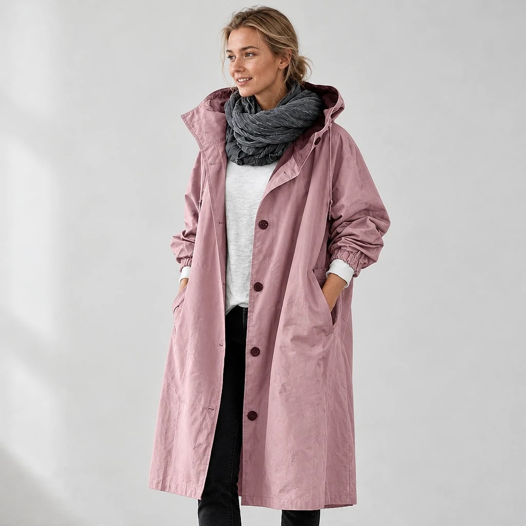 Elyndra – Water Repellent Trench Coat