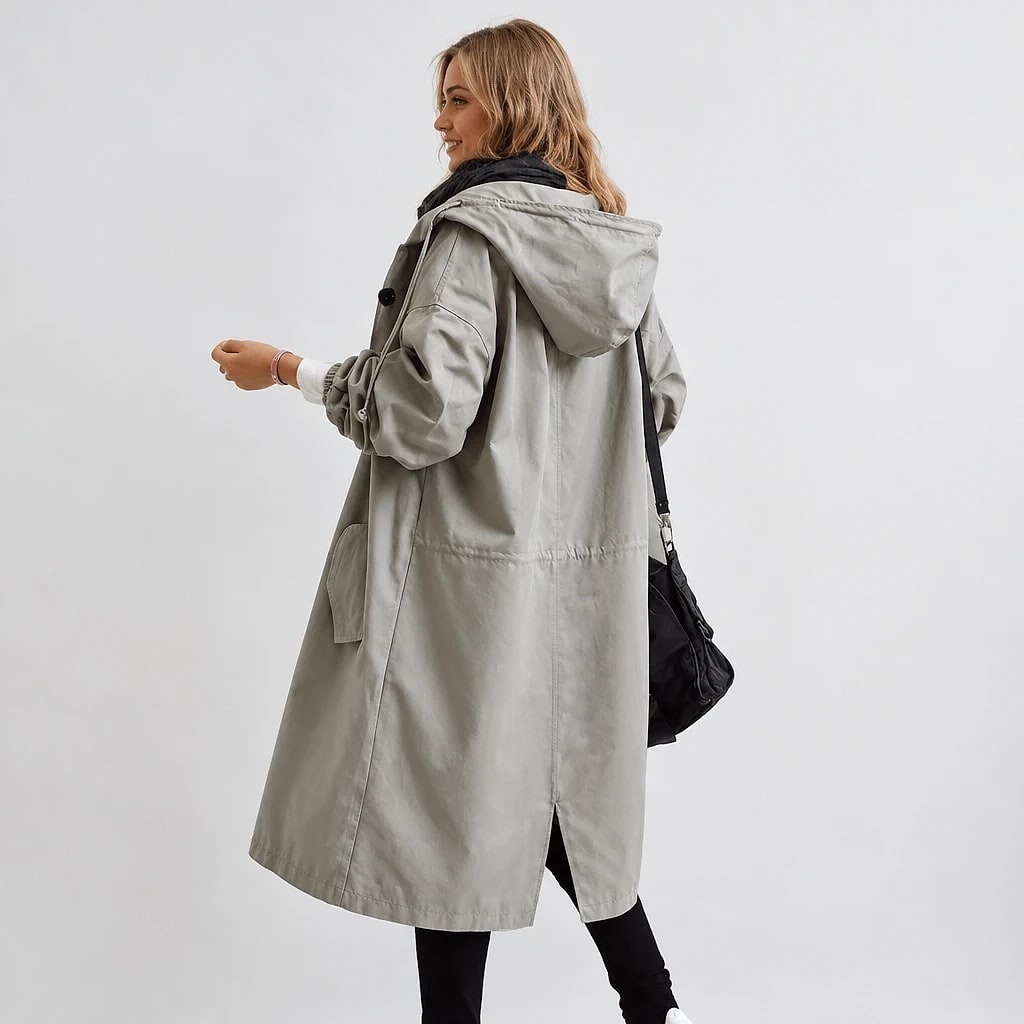Elyndra – Water Repellent Trench Coat