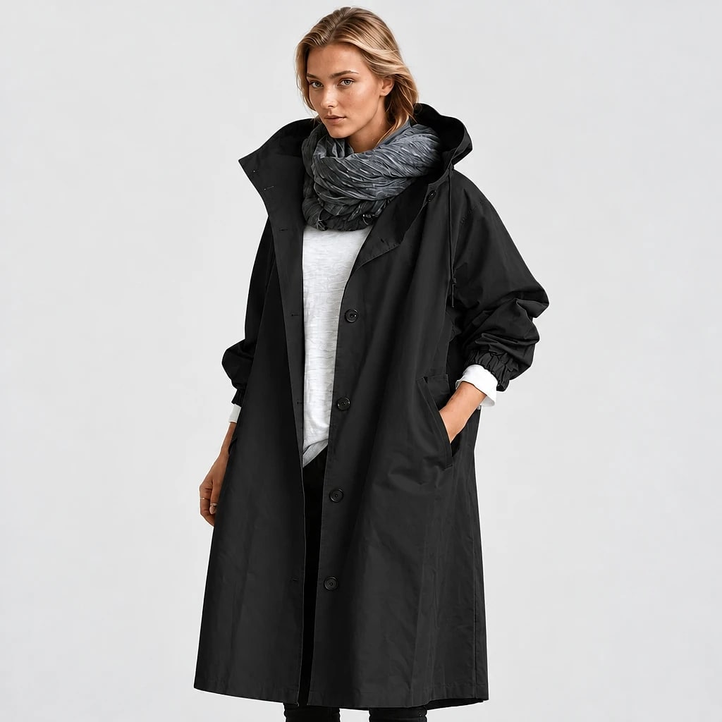 Elyndra – Water Repellent Trench Coat