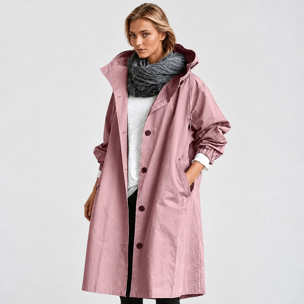 Elyndra – Water Repellent Trench Coat