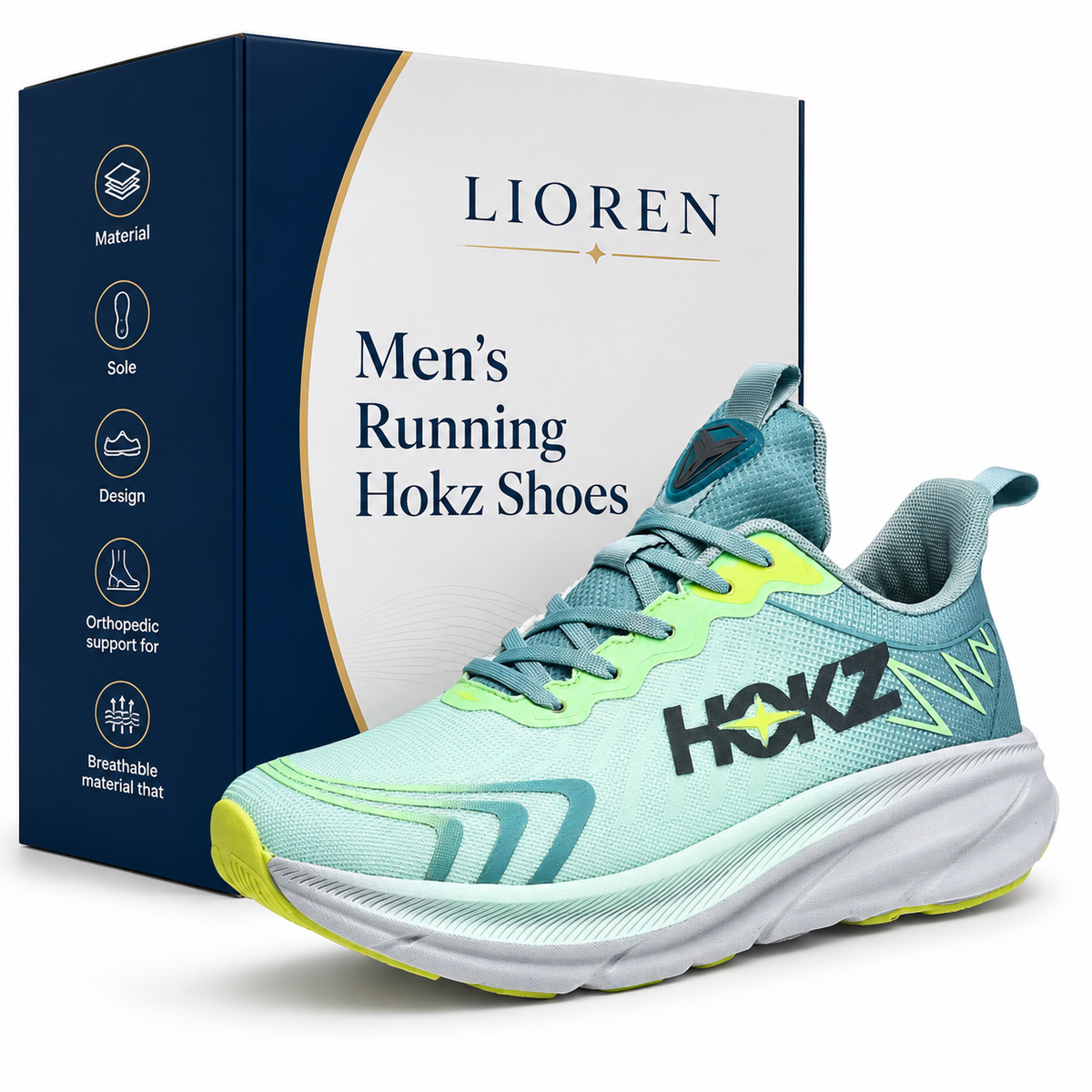 Men’s Running Hokz Shoes – Supportive Athletic Sneakers for Everyday Training — LIOREN