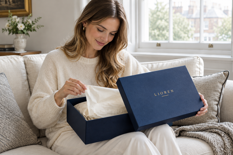 Opening a LIOREN parcel at home