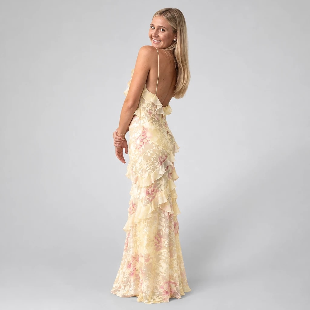 Floravel – Ruffle Maxi Dress
