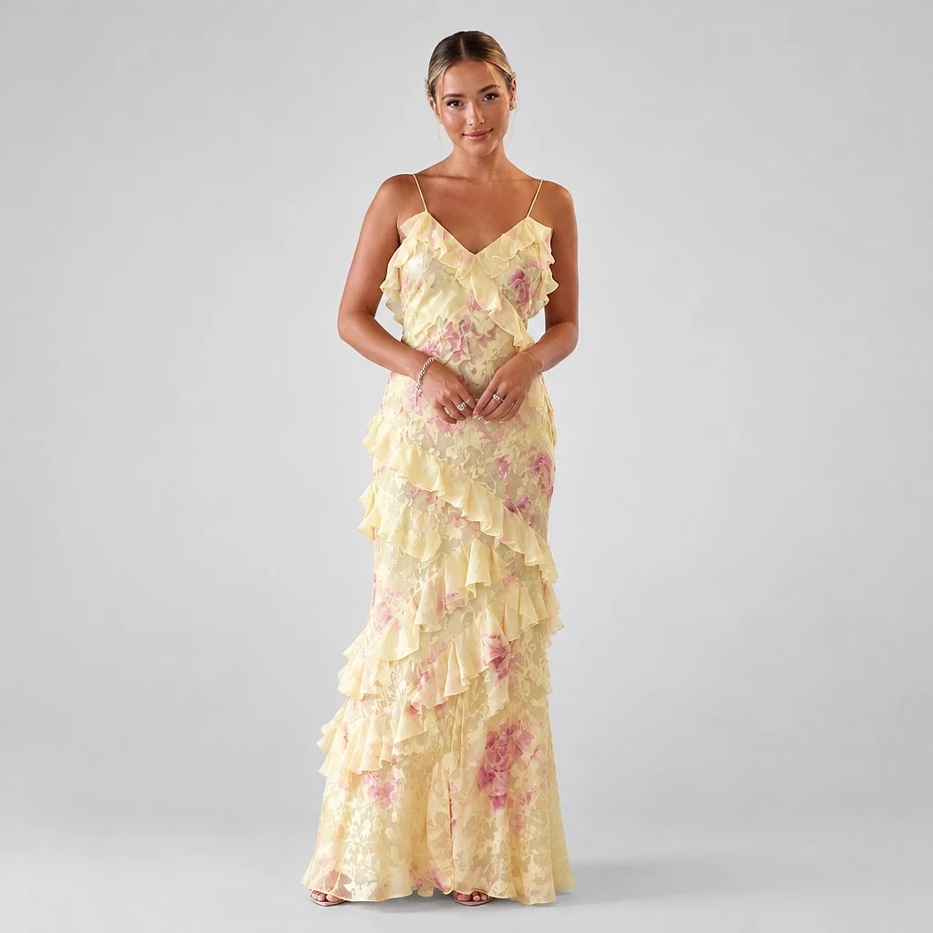 Floravel – Ruffle Maxi Dress