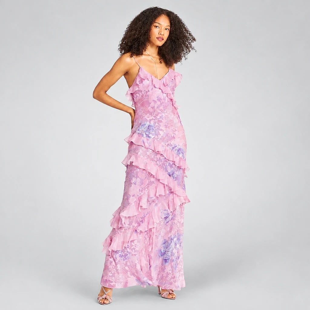 Floravel – Ruffle Maxi Dress