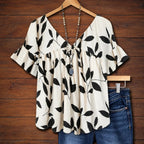 Florene – Ruffled Leaf Top