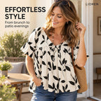 Florene – Ruffled Leaf Top