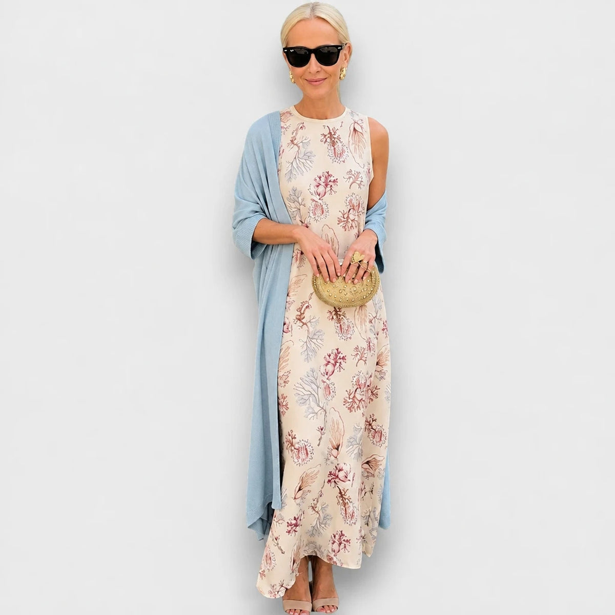 Florieve – Floral Maxi Dress Set