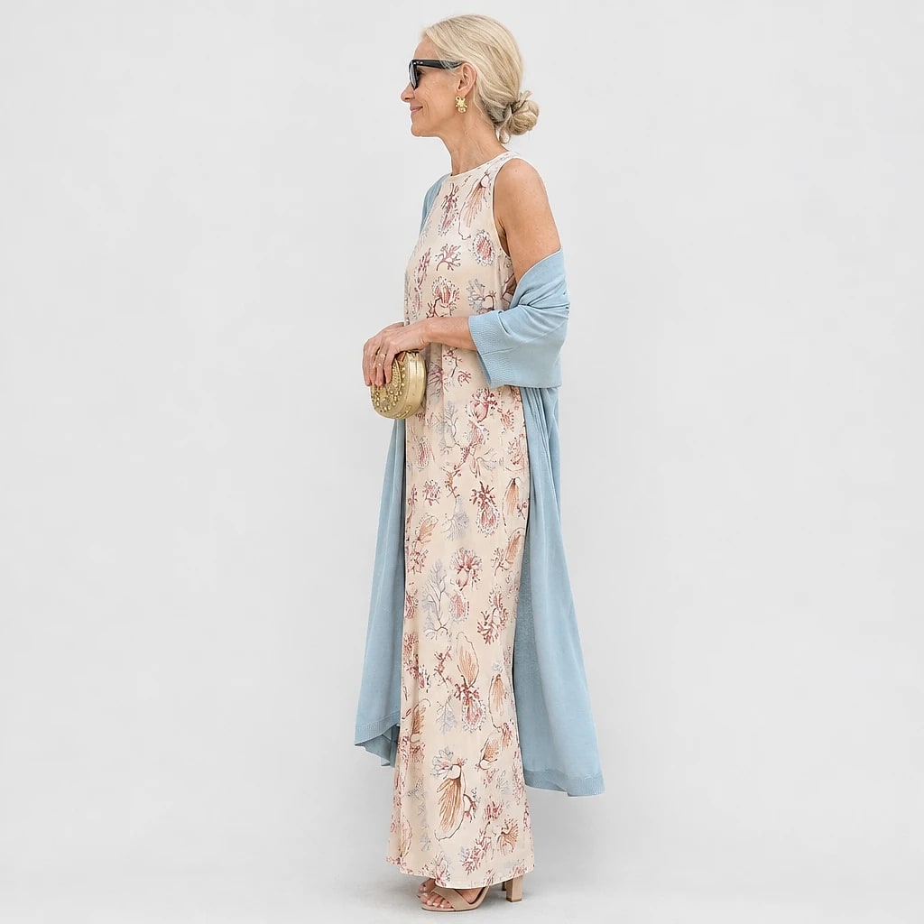 Florieve – Floral Maxi Dress Set