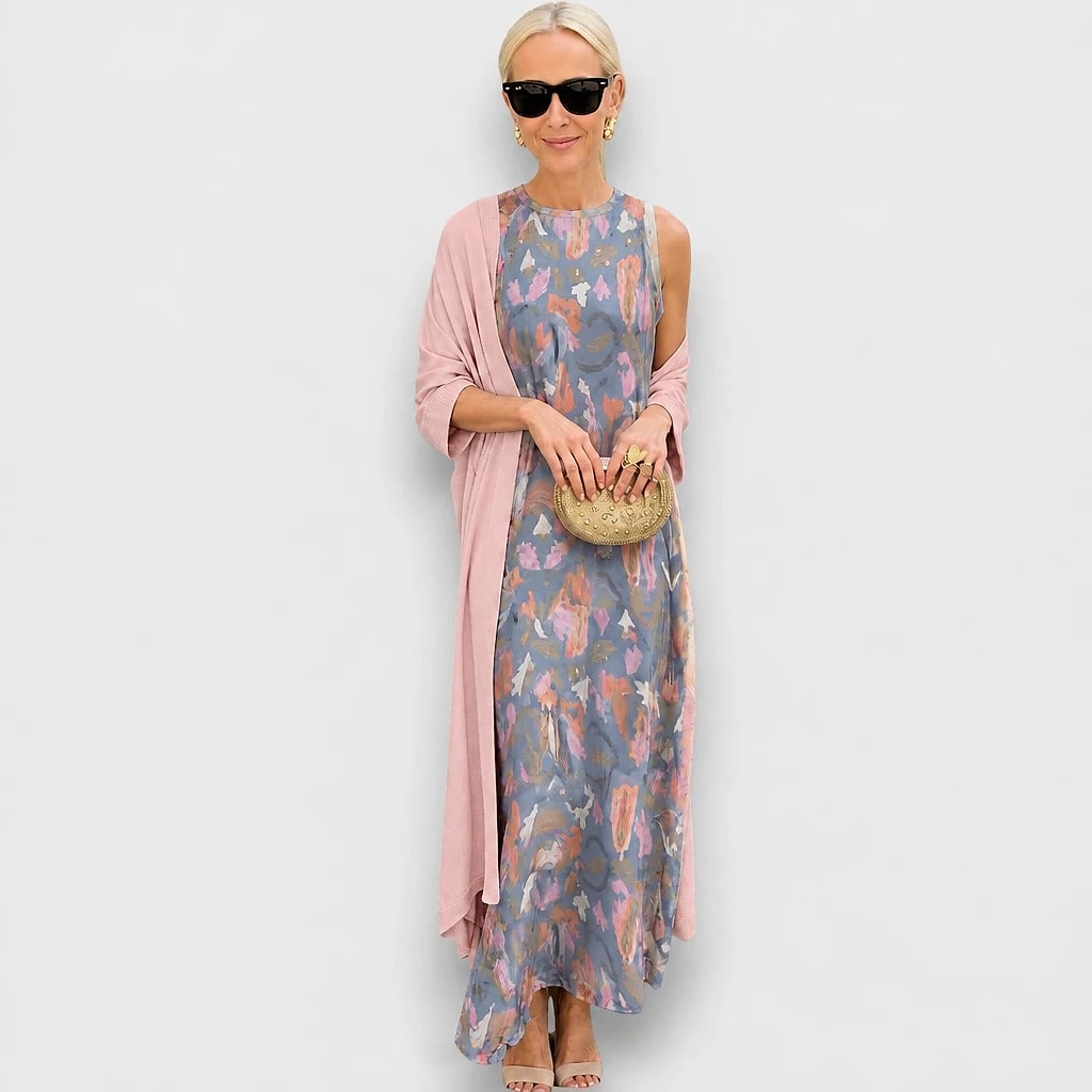 Florieve – Floral Maxi Dress Set