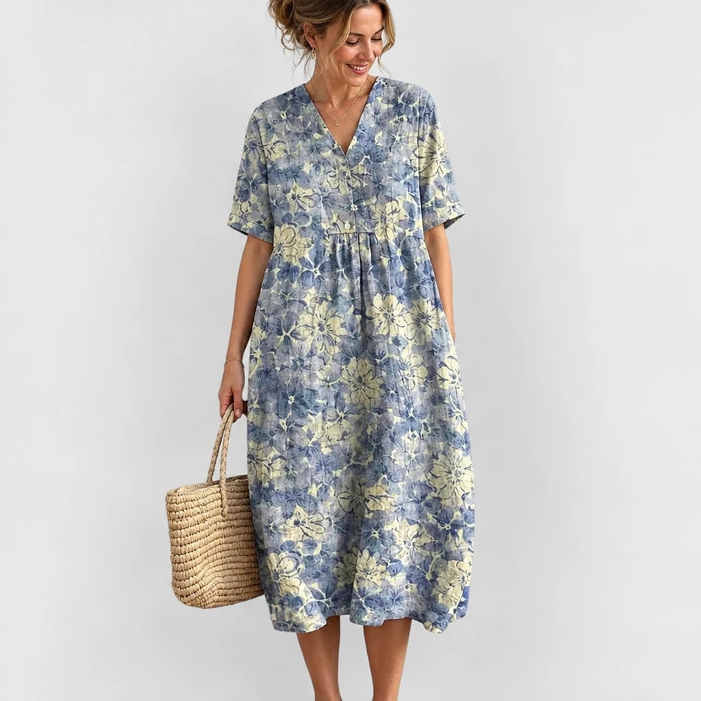 Floriven – Floral Midi Dress