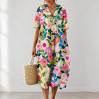 Floriven – Floral Midi Dress