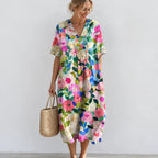 Floriven – Floral Midi Dress