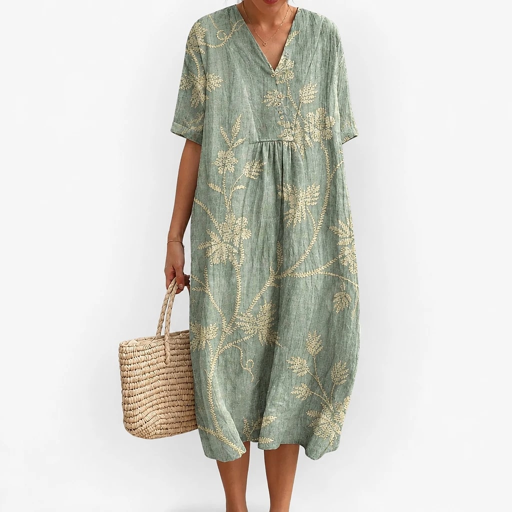 Floriven – Floral Midi Dress