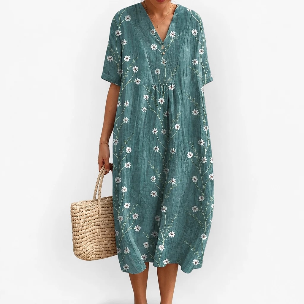 Floriven – Floral Midi Dress