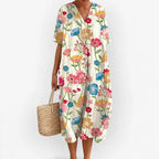 Floriven – Floral Midi Dress