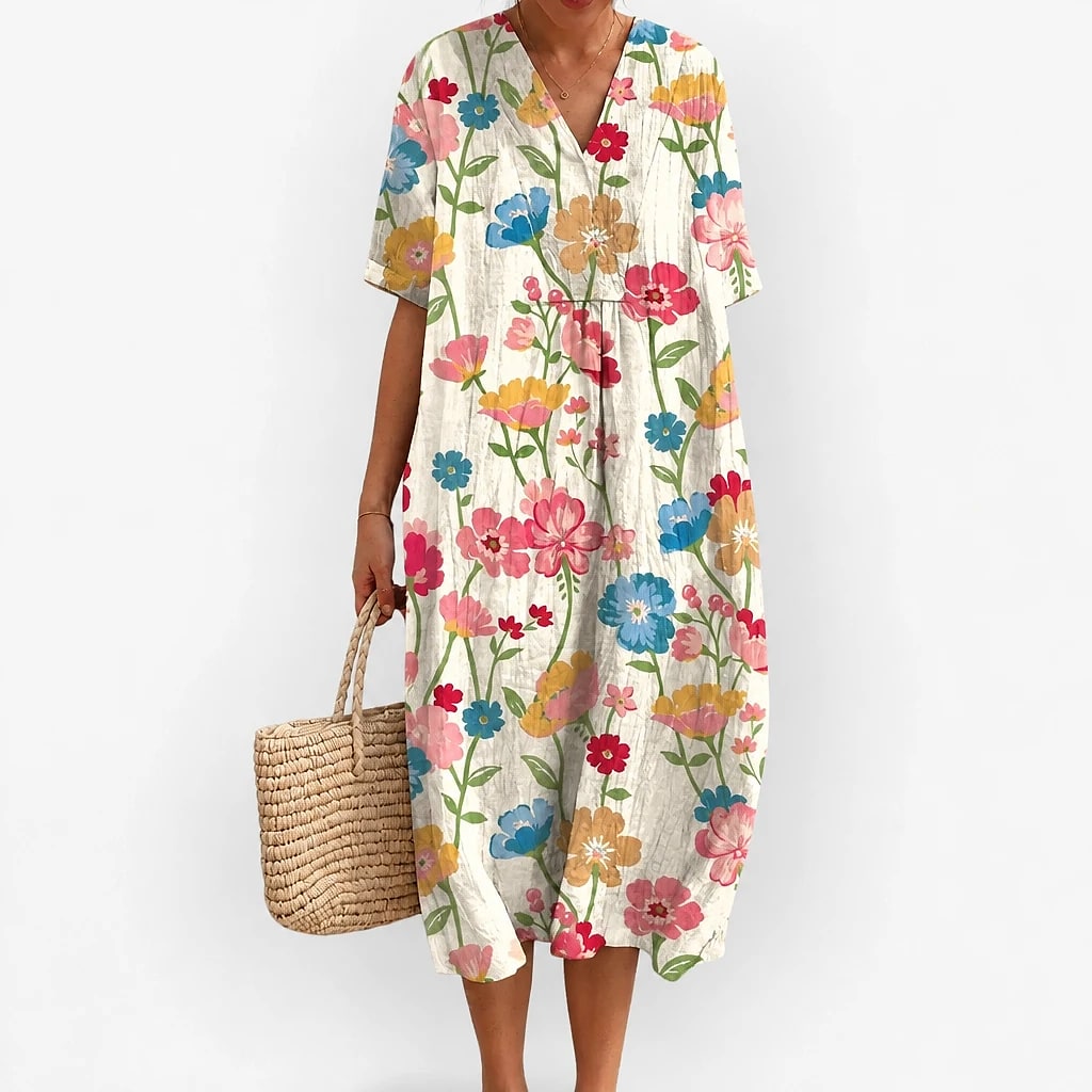 Floriven – Floral Midi Dress