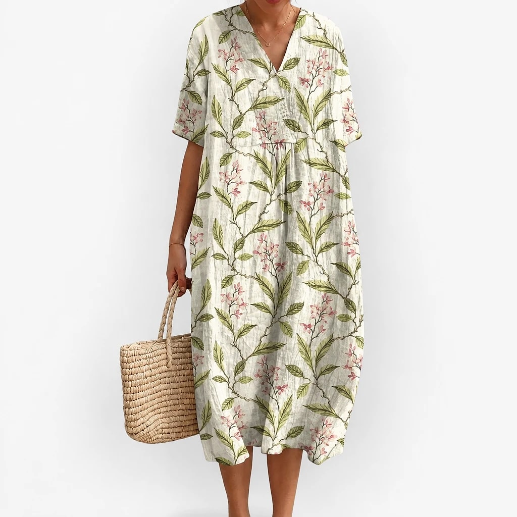 Floriven – Floral Midi Dress