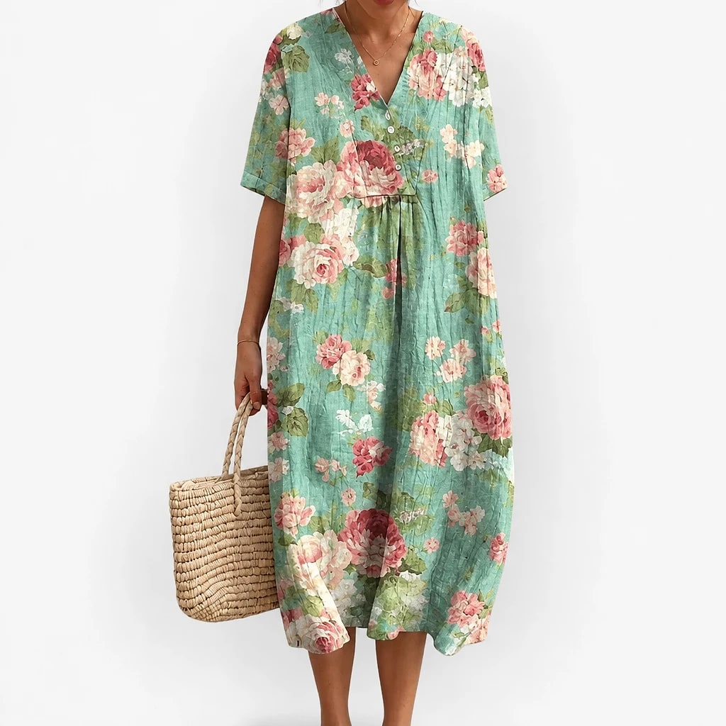 Floriven – Floral Midi Dress