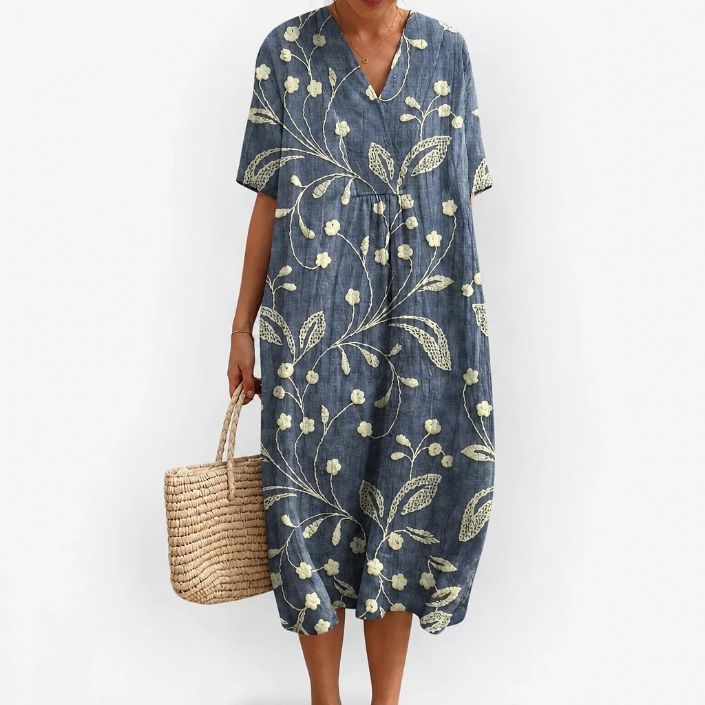 Floriven – Floral Midi Dress