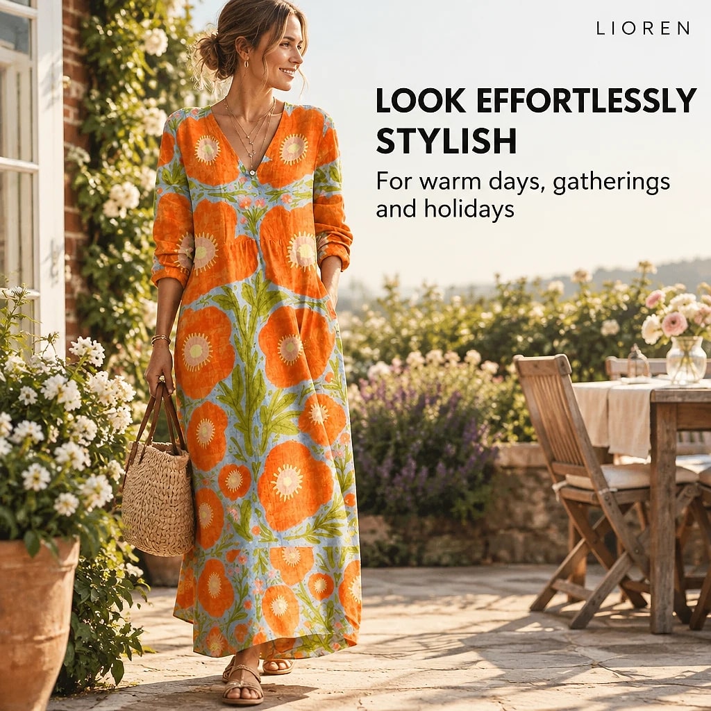 Florwen – Enchanted Floral Maxi Dress