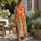 Florwen – Enchanted Floral Maxi Dress