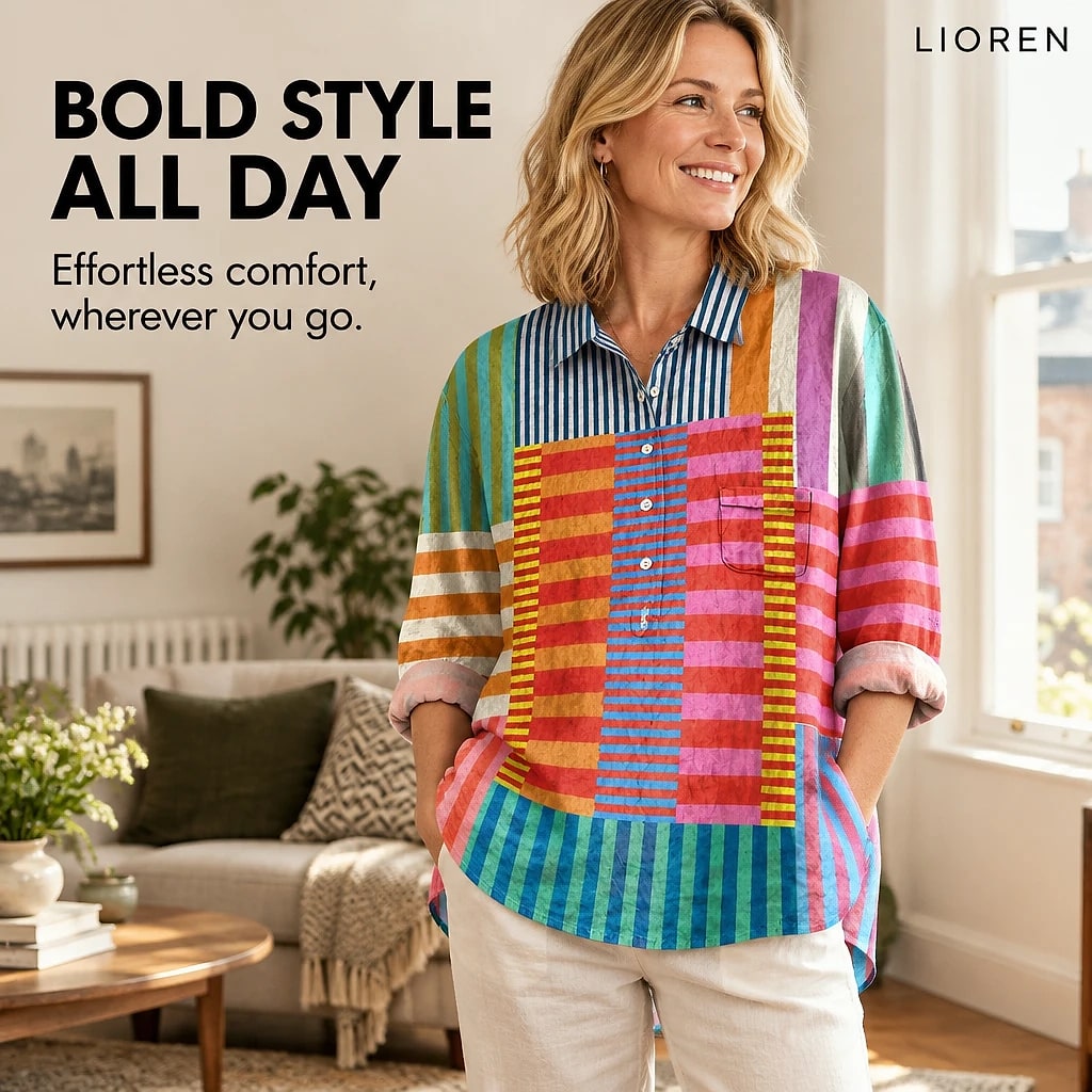 Halcyon – Colour Block Stripe Shirt
