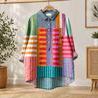 Halcyon – Colour Block Stripe Shirt