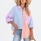 Juniver – Colour Block Blouse