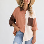Juniver – Colour Block Blouse