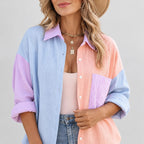Juniver – Colour Block Blouse