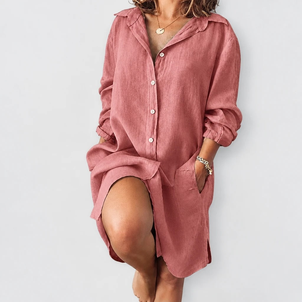Linvera – Casual Linen Blouse