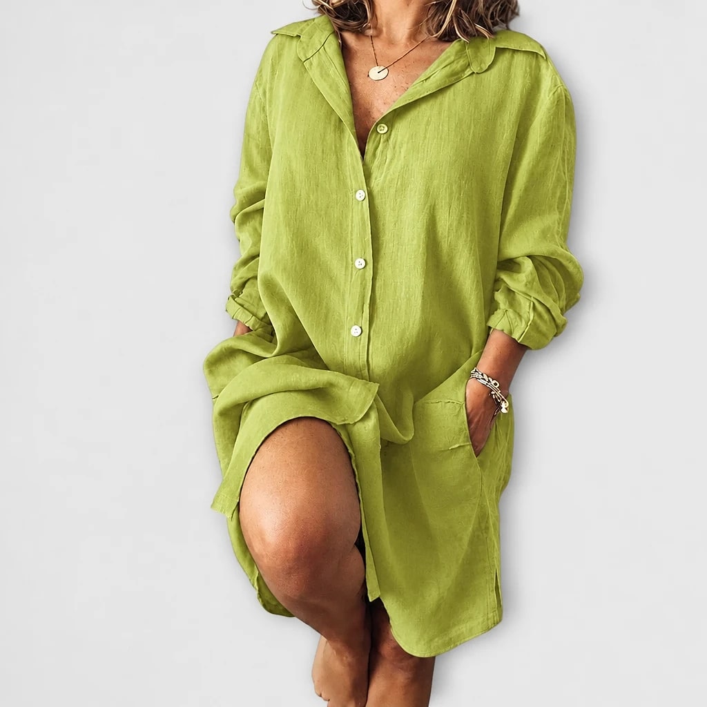 Linvera – Casual Linen Blouse