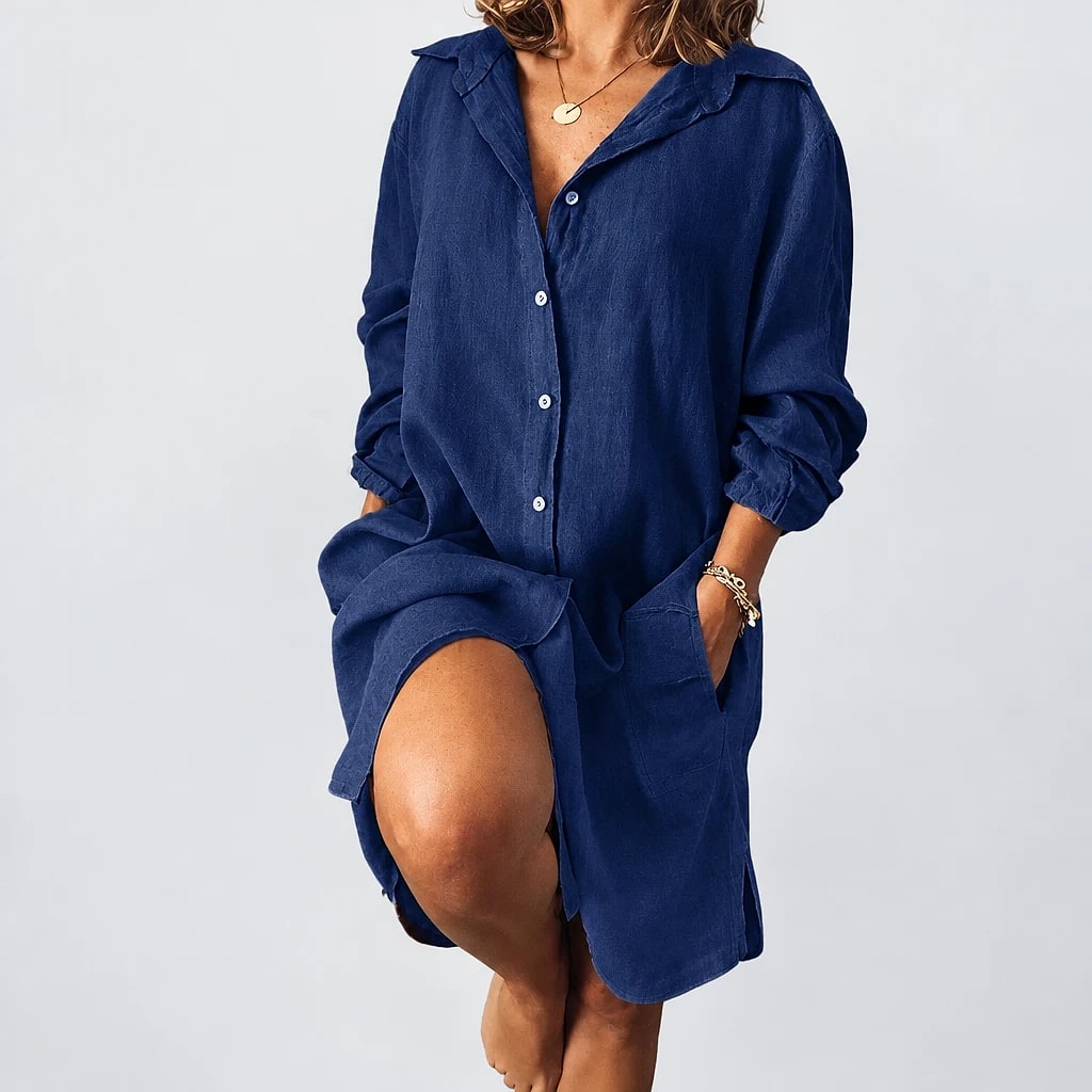 Linvera – Casual Linen Blouse