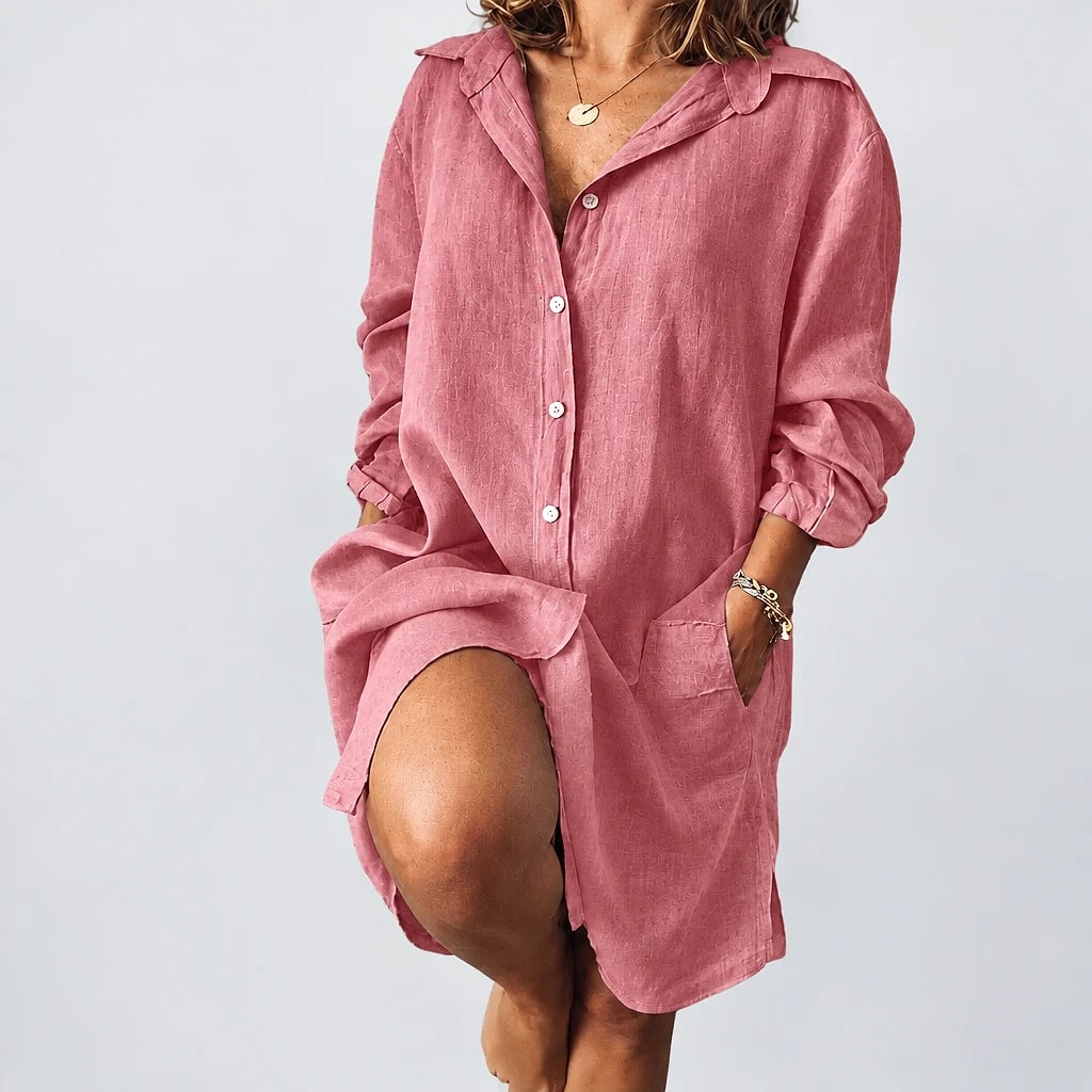 Linvera – Casual Linen Blouse