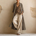 Liorenne – Natural 3-Piece Linen Set