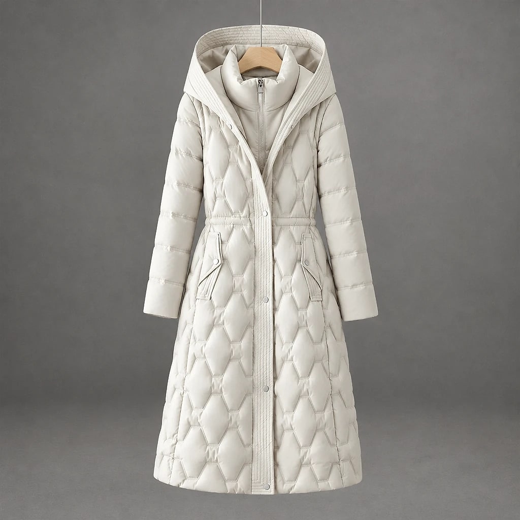 Lizza – Longline Hooded Down Coat