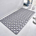 Non-Slip Shower Mat with Drain Holes and Textured Grip Surface