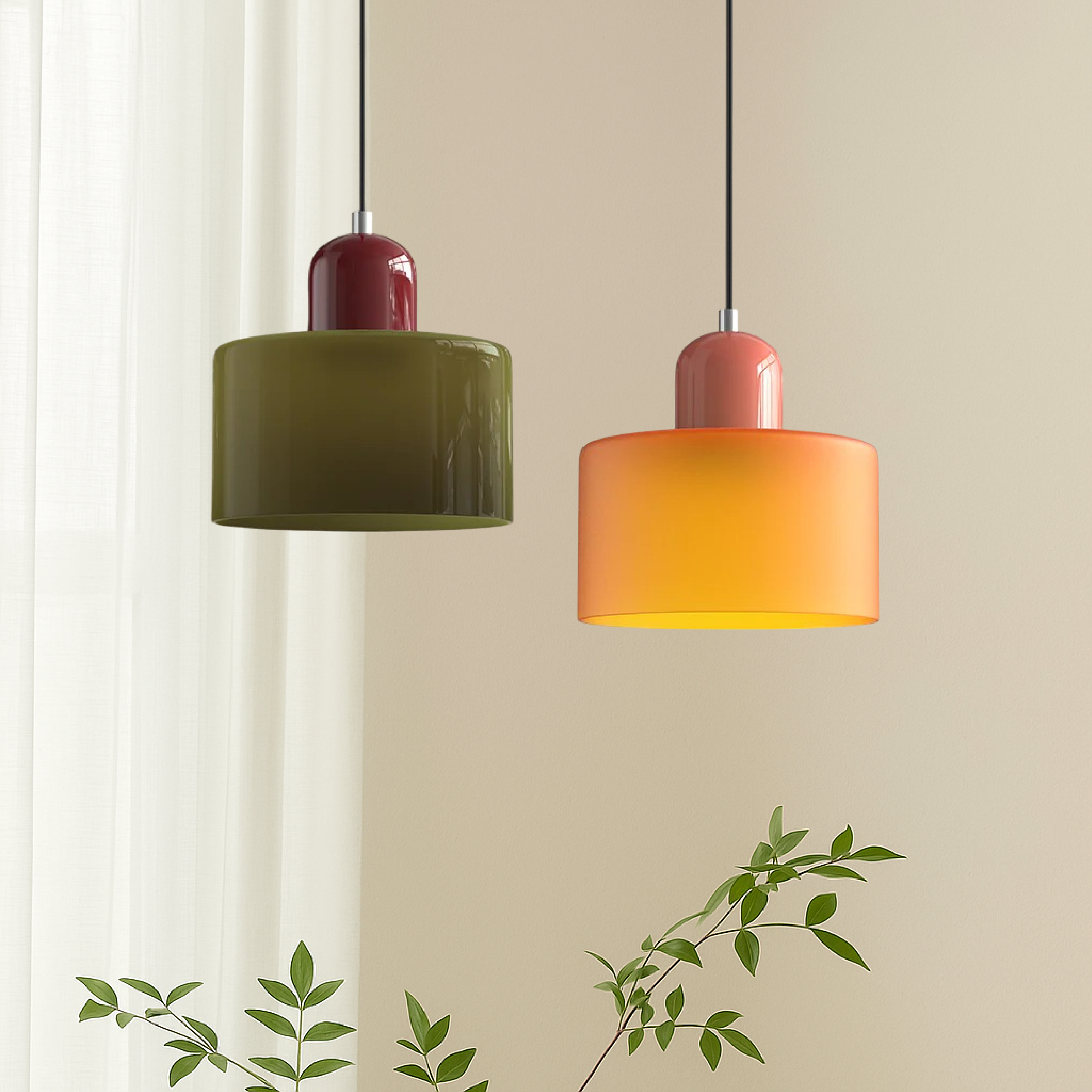 Nordic Modern Glass Pendant Light