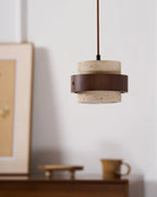 Greek Pendant Light Travertine