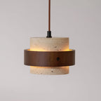 Greek Pendant Light Travertine