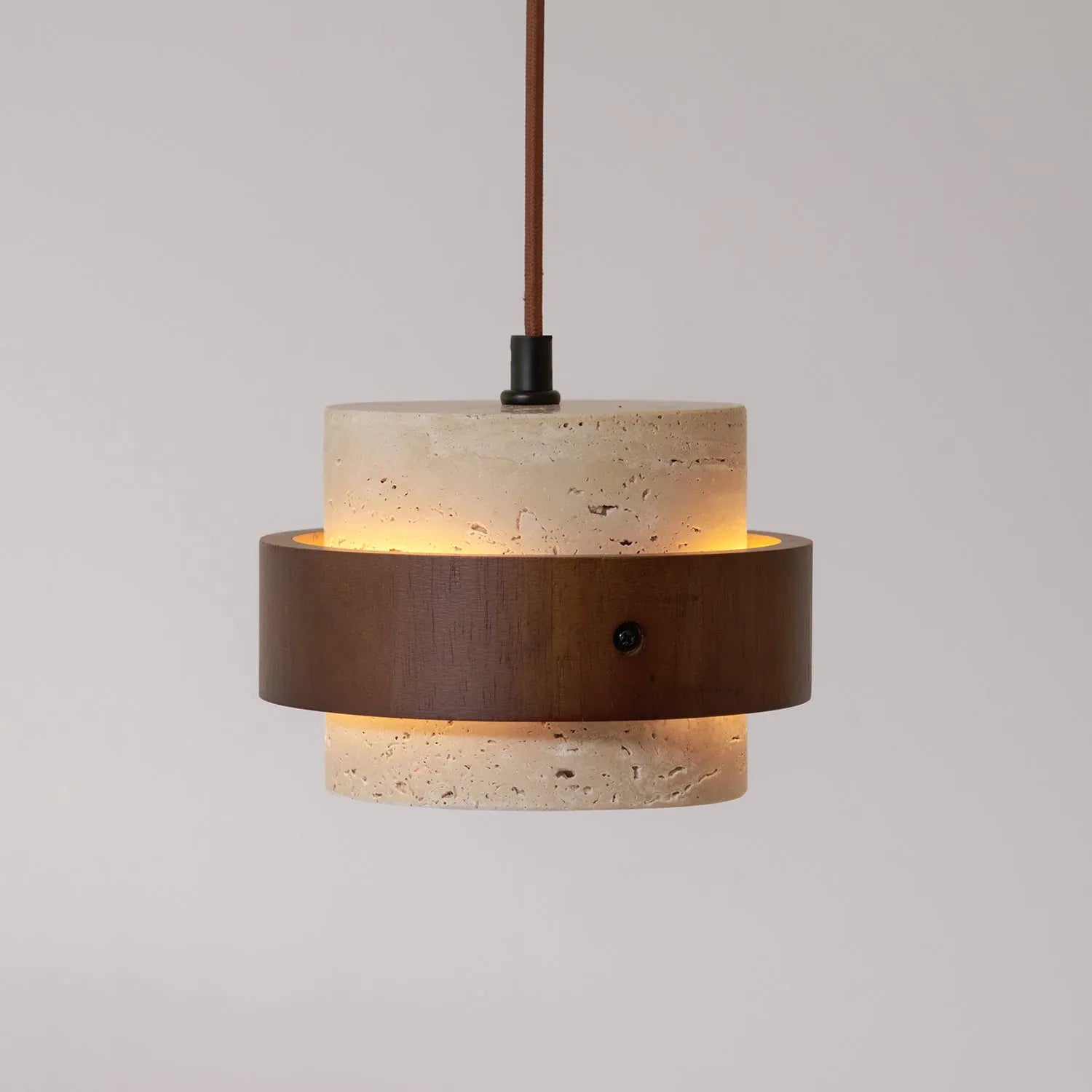 Greek Pendant Light Travertine