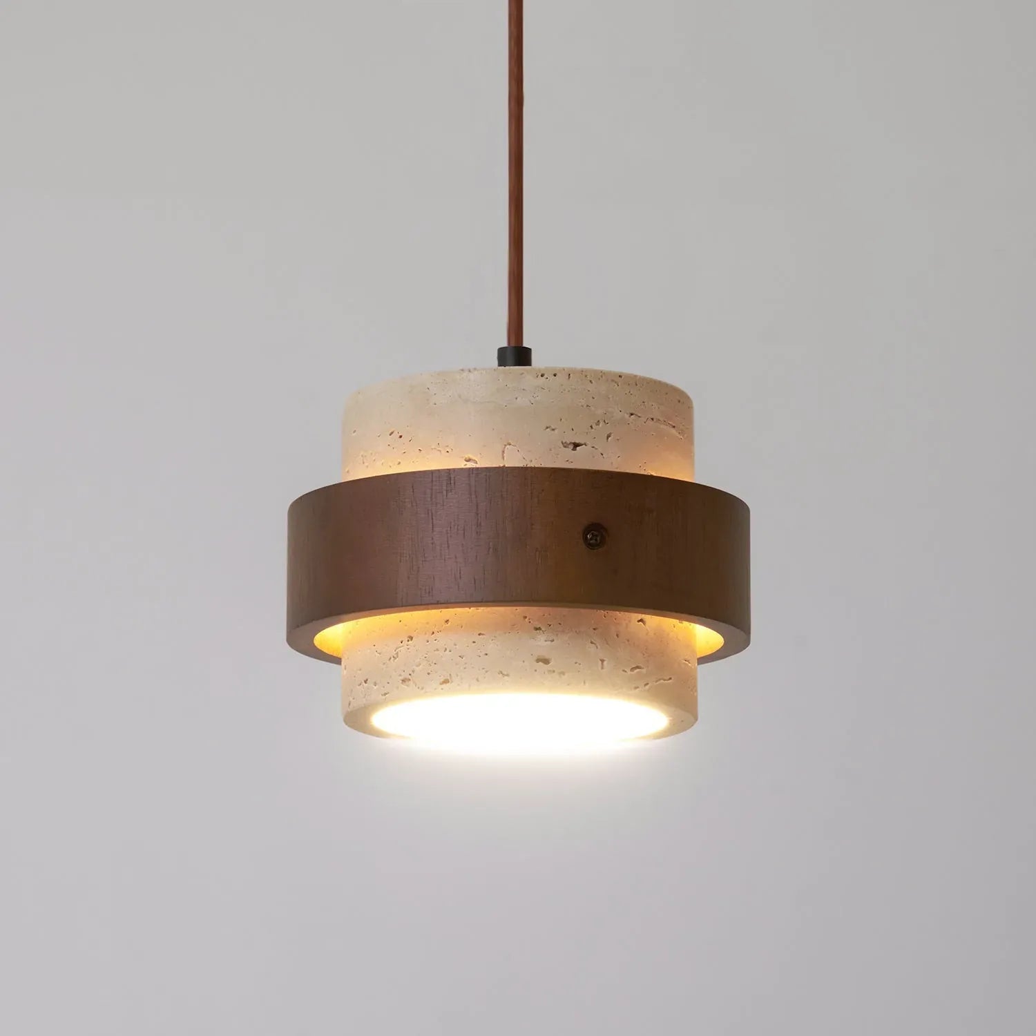 Greek Pendant Light Travertine