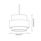 Greek Pendant Light Travertine