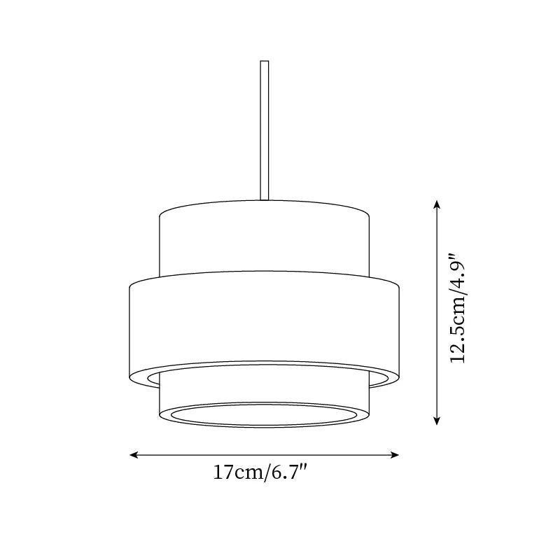 Greek Pendant Light Travertine