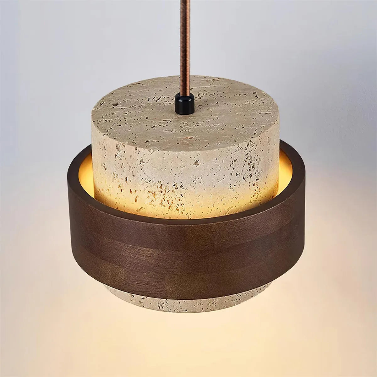 Greek Pendant Light Travertine