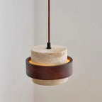 Greek Pendant Light Travertine