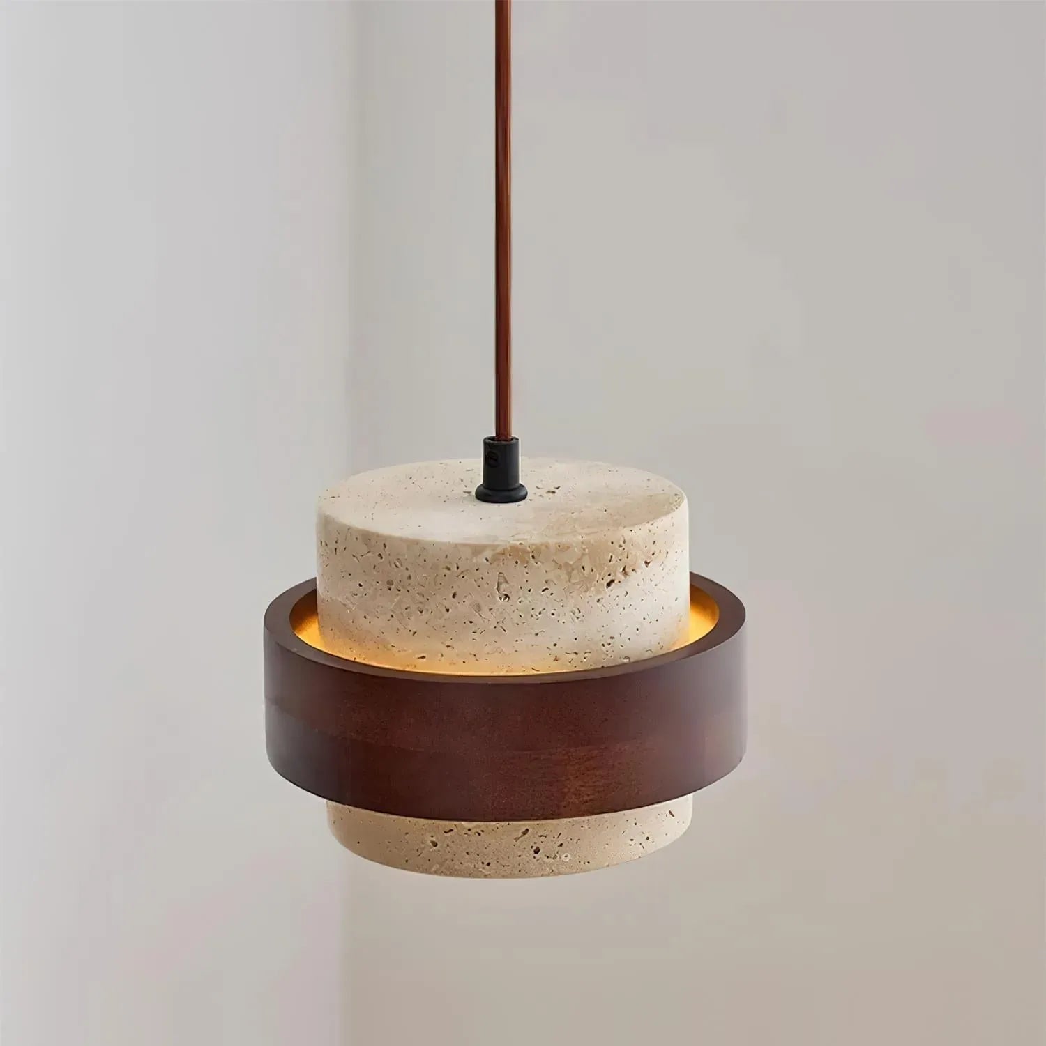 Greek Pendant Light Travertine