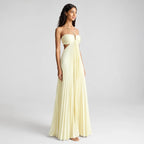 Sonnara – Pleated Halterneck Maxi Dress