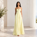 Sonnara – Pleated Halterneck Maxi Dress
